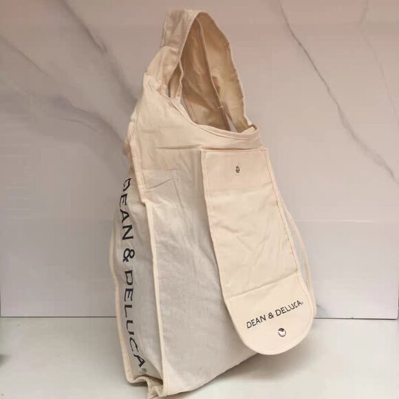 Dean & Deluca Foldable Shopping Tote Bag Eco-Friendly - Picture 3 of 4